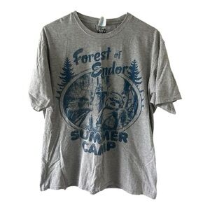 Star Wars Forest of Endor Summer Camp Graphic Tee Size Large